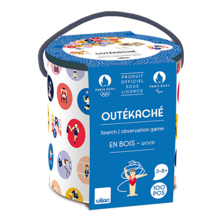 Outékaché des JO 2024 - Multicolore - D 15 x H 16 cm