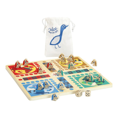 Coffret de jeux Dada-Oie - Beige - L 30 x l 30 x H 9 cm