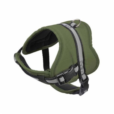 Harnais réglable matelassé pour chien "Essentiel" - Vert - Taille M (de 51 à 67 cm)