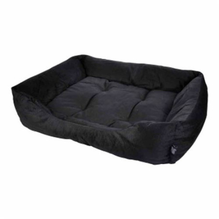 Panier Rectangle pour animaux "Python" - Noir - L 65 x l 52 cm