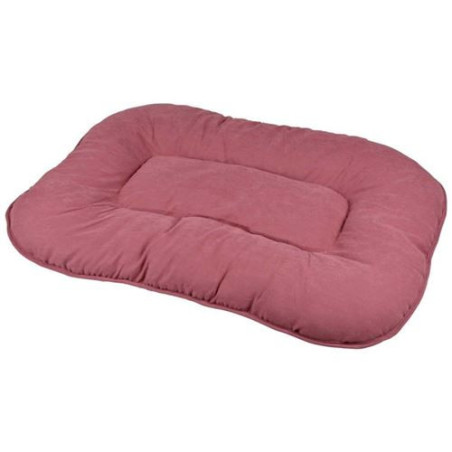 Coussin flocon rectangle en microfibre pour animaux "Softy" - Rose - L 69 x l 52 x H 5 cm