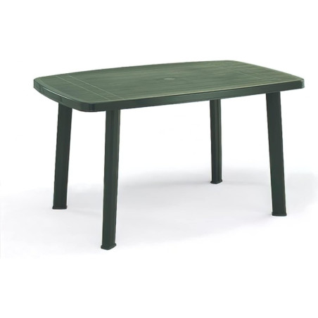 Table de jardin "Faro" - Vert - L 140 x l 90 x H 72 cm