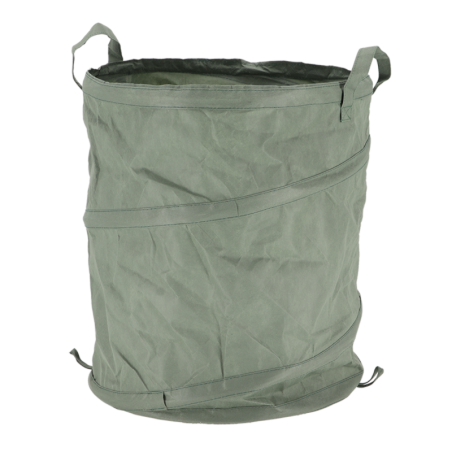 Sac pliable collecteur de feuilles - Vert - D 46 x H 49 cm