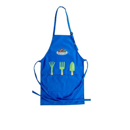 Tablier pour enfant - Bleu - L 36 x H 56,5 cm