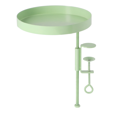 Plateau rond rebord de fenêtre - Vert - Taille M - D 18 x H 24,6 cm