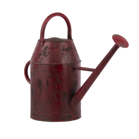 Arrosoir vintage en acier galvanisé - Rouge - 8,5L