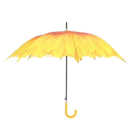 Parapluie en forme de fleur - Tournesol - D 105 x H 83 cm