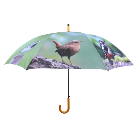 Parapluie Oiseaux - Multicolore - D 122 x H 95,8 cm