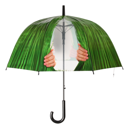 Parapluie à fenêtre "Coucou" - Vert - D 83,5 cm