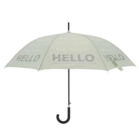 Parapluie réfléchissant "Hello" - Vert menthe - D 102 x H 84,8 cm