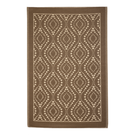 Tapis de jardin "Desert Dream" en plastique - Marron - L 182 x l 121 cm