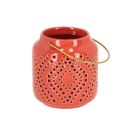 Lanterne "Desert Dream" en terre cuite - Taille S - Terracotta - D 10 cm