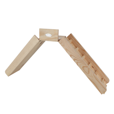 Echelle pour hérisson en bois de pin - Beige - L 101 x P 15,5 cm