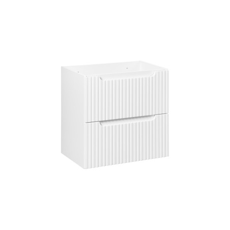 Meuble sous-vasque 60 cm - H 57 x L 60 x P 39 cm - Astral White