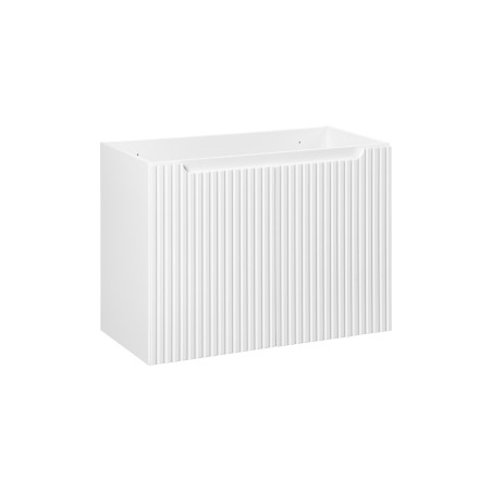 Meuble sous-vasque à portes 80 cm - H 57 x L 80 x P 39 cm - Astral White