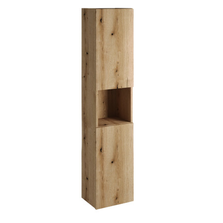 Colonne de salle de bain - H 140 x L 30 x P 25 cm - Astral oak