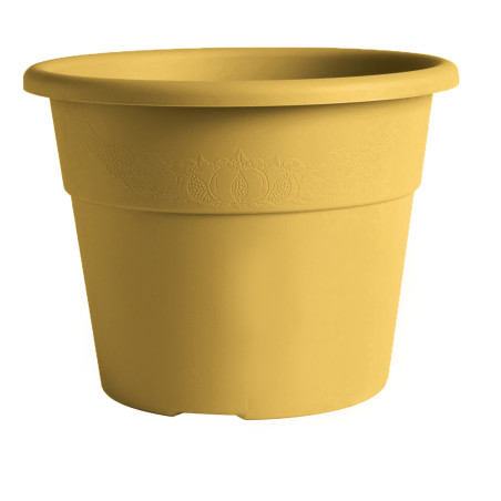 Pot de fleurs "Hedera" en plastique - Jaune - 6L