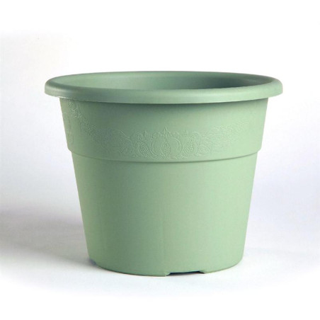 Pot de fleurs "Hedera" en plastique - Vert sauge - 9,7L