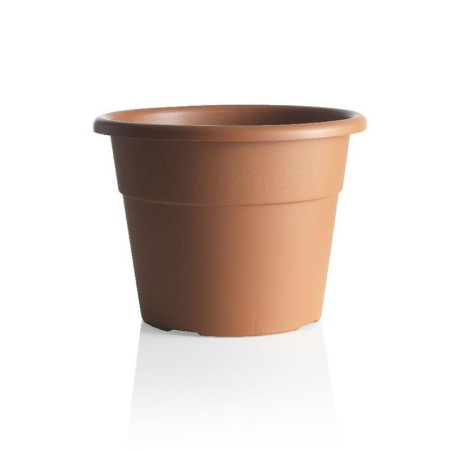 Pot de fleurs "Hedera" en plastique - Terracotta - 21,6L