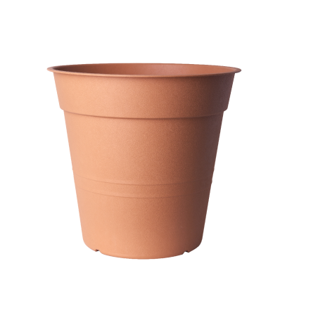 Pot de fleurs "Fly" en plastique - Terracotta - 20,5L