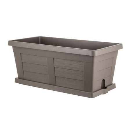 Jardinière "Legno" en plastique - Capuccino - 28L