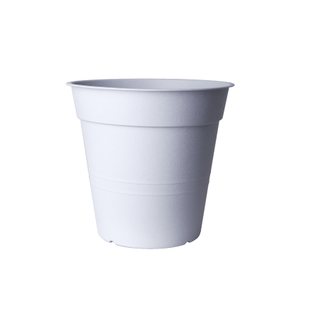 Pot de fleur "Fly" en plastique - Blanc - 1.5L