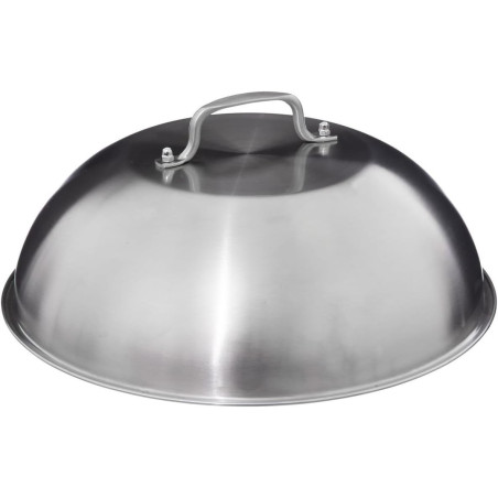 Cloche pour plancha en inox - Argenté - D 32 cm