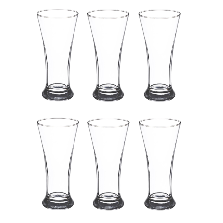 Lot de 6 verres à bière et pastis - 18cl