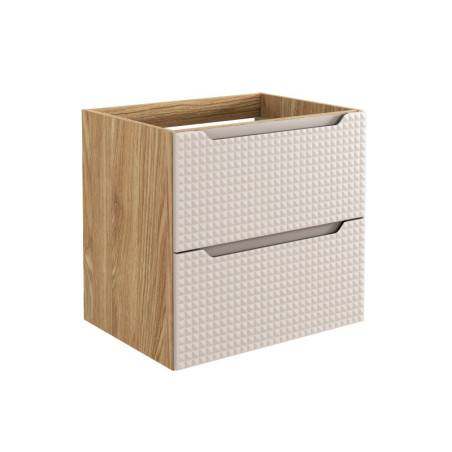 Meuble sous-vasque 60 cm - H 57 x L 60 x P 46 cm - Splendor Beige