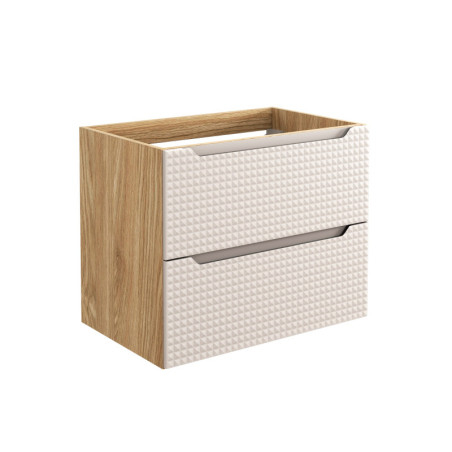 Meuble sous-vasque 70 cm - H 57 x L 70 x P 46 cm - Splendor Beige