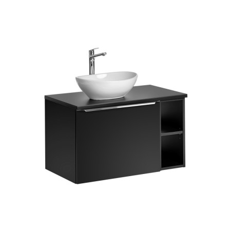 Meuble vasque à poser - 80 cm - Rosario Black