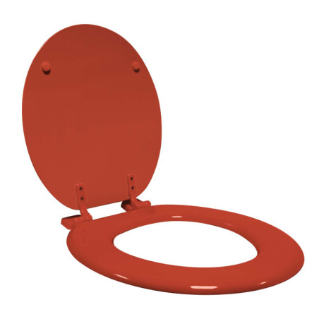 Abattant WC 37 x 47 cm Vitamine Terracotta - MDF