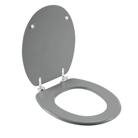 Abattant WC 37 x 46 cm Matteis Gris - MDF Uni Mat