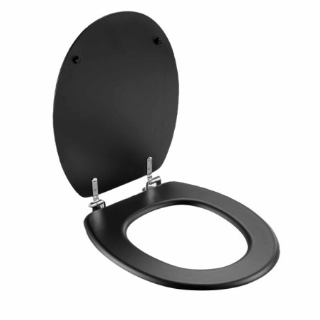 Abattant WC 37 x 46 cm Matteis Noir - MDF Uni Mat