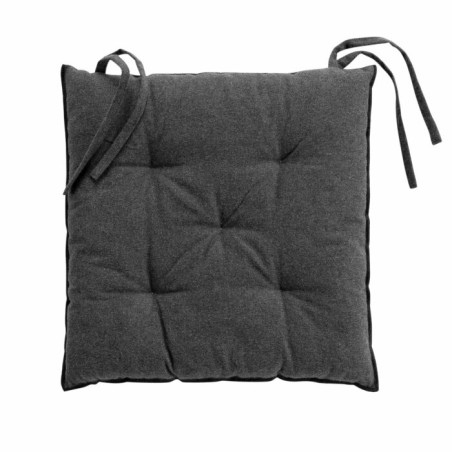 Lot de 6 assises matelassées 40 X 40 Cm Mistraline Anthracite - Coton Recyclé