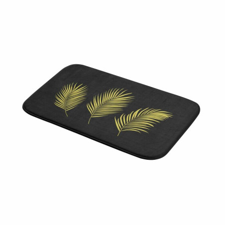 Tapis de Bain 45 x 75 cm Orbella Noir - Microfibre Imprimée