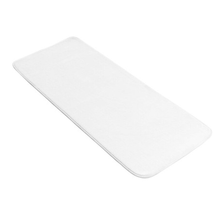 Tapis de Bain 50 x 120 cm Vitamine Blanc - Microfibre