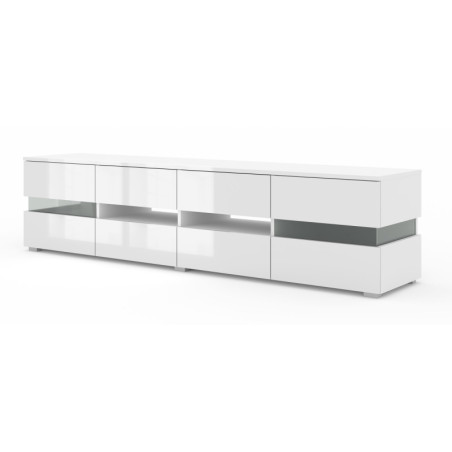 Meuble TV "Viper" - Blanc - L 186 cm