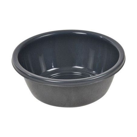 Bassine ronde en plastique - Gris anthracite - 8L