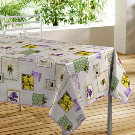 Nappe Rectangle 140 x 240 cm Provence - PVC Photoprint