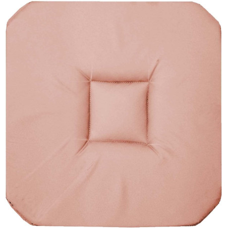 Lot de 4 galettes 4 Rabats 36 x 36 x 3.5 cm Panama Rose Poudre - Coton