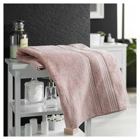 Drap de Bain 90 x 150 cm Excellence Bio Blush - Eponge Unie