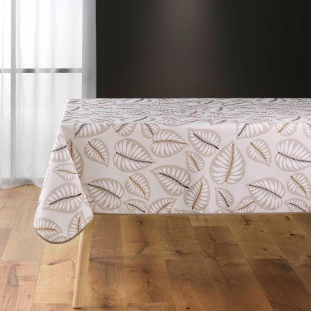 Nappe Rectangle 150 x 240 cm Alma Naturel - Polyester Imprimé