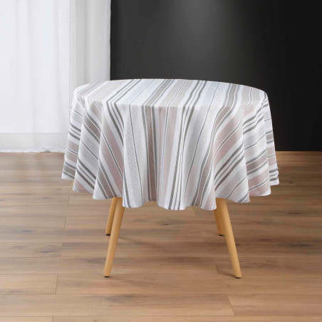 Nappe Ronde Diamètre 180 cm Melina - Coton & Polyester Recyclé GRS