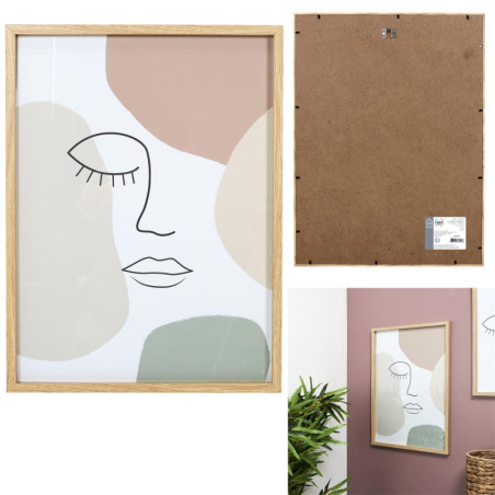 Cadre mural "Arty" - Beige - L 45 x H 60 cm