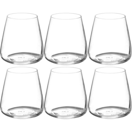 Lot de 6 verres bas "Selenga" - Transparent - 43 cl