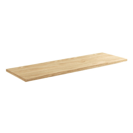 Plateau meuble sous vasque en bois - L 140 cm x l 46 cm - Wavy