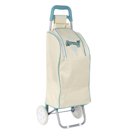 Chariot de courses fraîcheur - Beige - 32L - H 91.5 cm