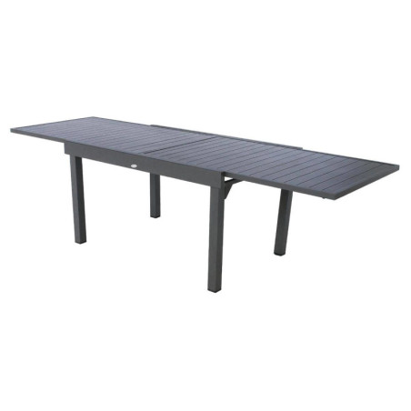 Table extensible "Piazza" - Gris Graphite - L 135 x P 90 x H 75,5 cm