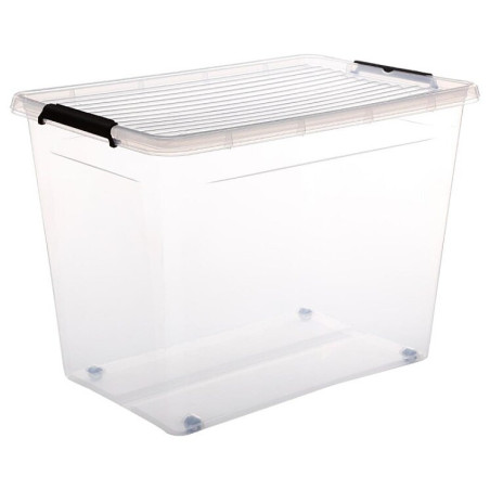 Boîte de rangement 80 L - Clip n'box - Polypropylène - L 58 x P 39 x H 43 cm